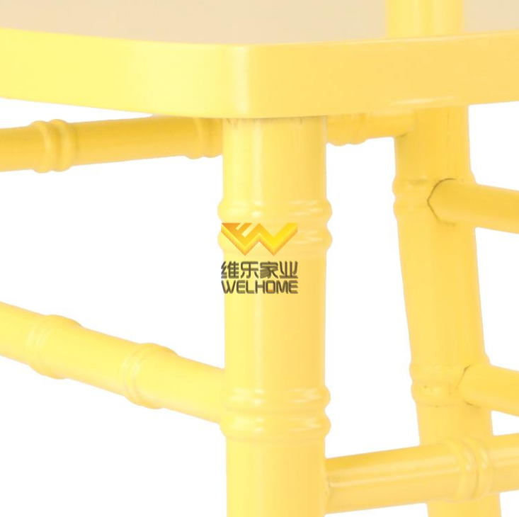 Yellow solid wood chiavari chair folding chairs tiffany chairs for wedding/event